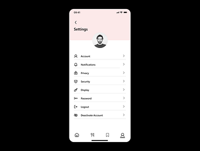 Daily UI Day 7: Settings design ui ux