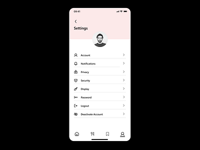 Daily UI Day 7: Settings