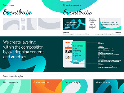 Eventbrite brand system details: Secondary graphics