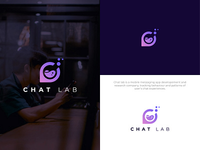 Chat Lab Logo Design