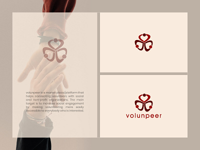 Volunpeer Logo Design branding graphic design logo