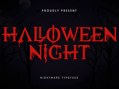 Halloween Night | Nightmare Typeface party