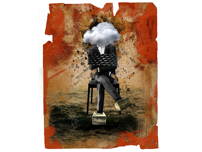 Depression blender3d collage digital art editorial editorial illustration healthcare illustration magazine illustration mental health