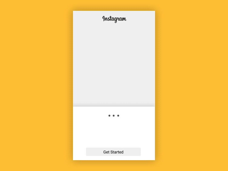 Instagram - Onboarding screen redesign animation boarding graphics instagram motion on redesign screen share slide splash welcome