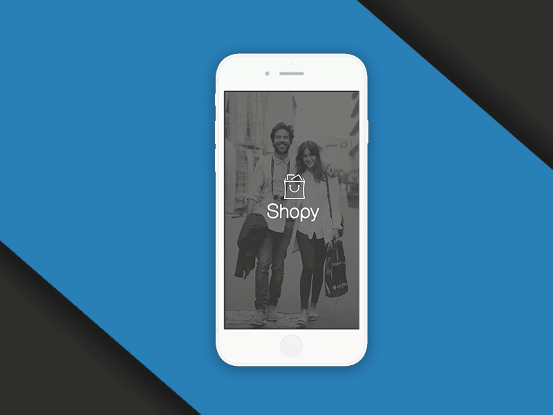 Shopy - Concept E-commerce App animation app cart commerce concept design gif interaction prototype shopping ui ux