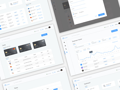 Carddie - Expense Tracker dashboard design team design thursday expense graph management money tracker website