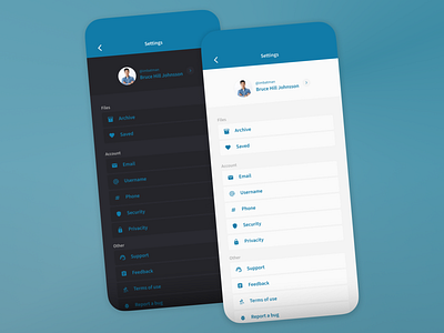 007 - Setings ui uidesign