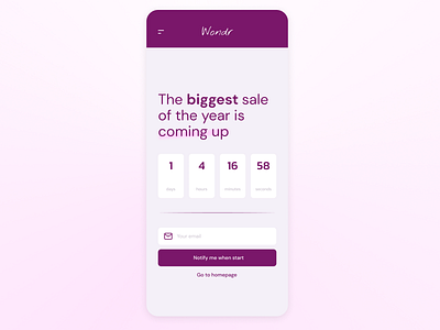 014 - Countdown Timer ui uidesign