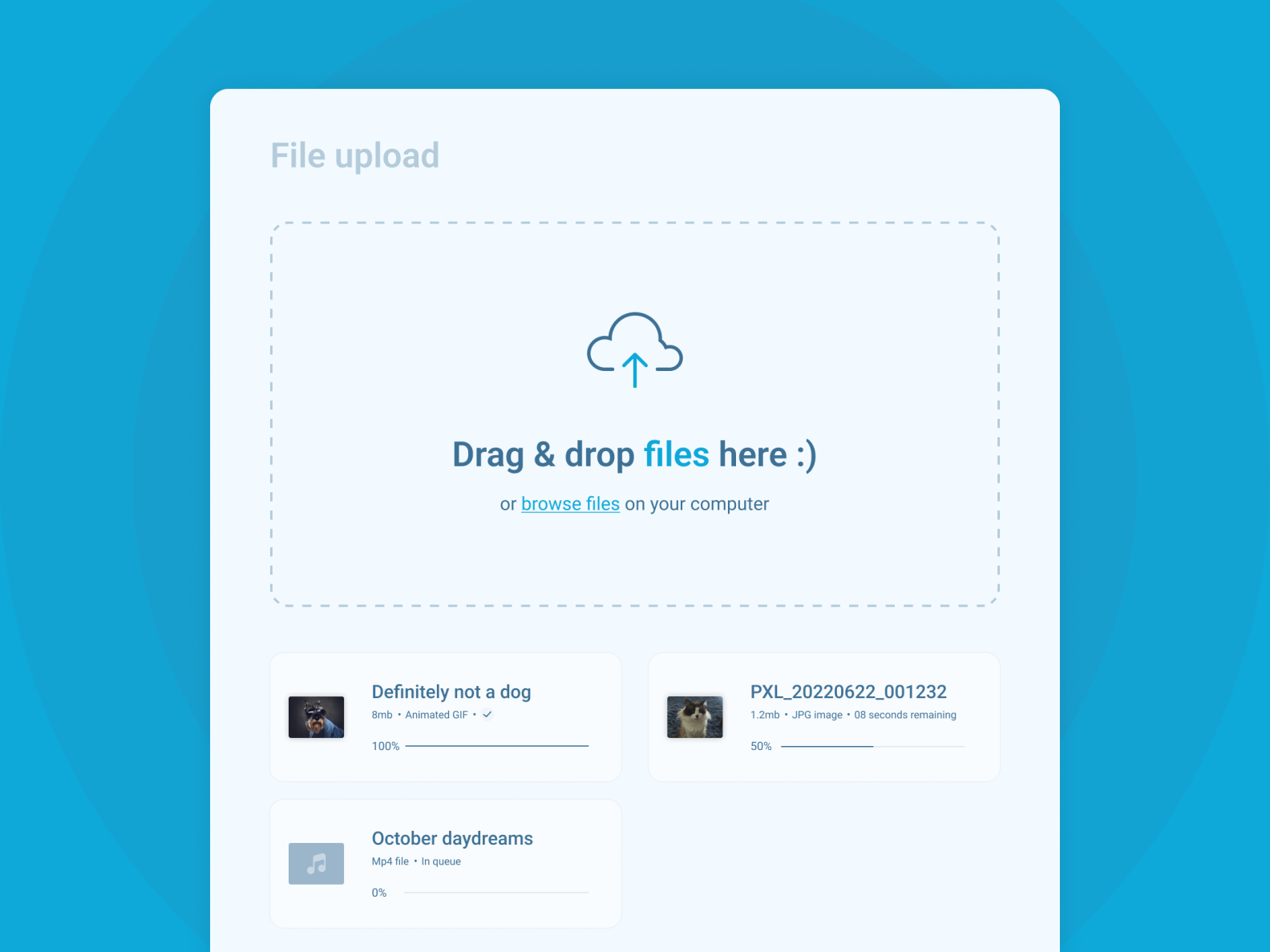 031 - File Upload by Vini Gonçalves Senario on Dribbble