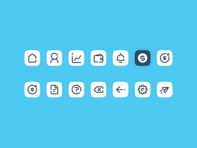 Daily UI #055: Icon Set ui uidesign