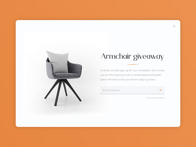 Daily UI #097: Giveaway