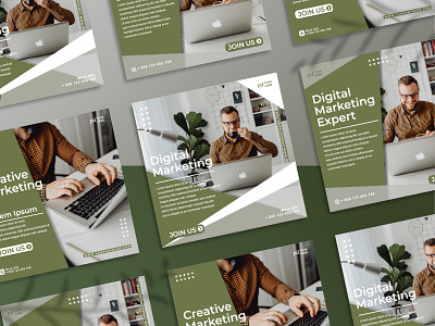 Digital marketing template