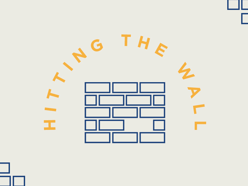 Hitting The Wall by Alexis on Dribbble