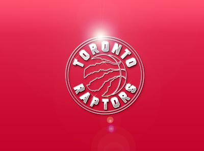 NBA Toronto Raptors - Efeito Cromado basketball basquete graphic design logo nba sports toronto raptors