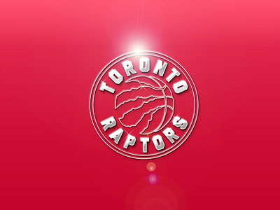 NBA Toronto Raptors - Efeito Cromado