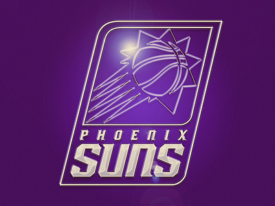 NBA Phoenix Suns - Efeito Cromado