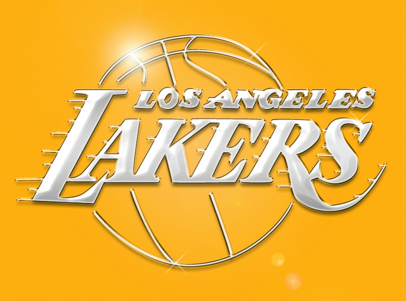 Nba Los Angeles Lakers - Efeito Cromado By Djalma Narcizo Da Silva Jr 