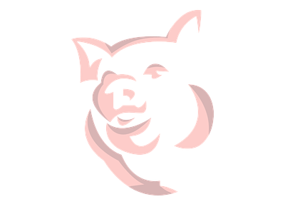 Pig Talisman adobe animal chinese new year color design digital eye graphic hog icon illustration illustrator laser logo mud pig piggy pink spirit animal vector