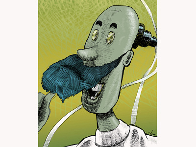 Beard Check remix beard culture beards cartoon crosshatch digital editorial facial hair funny illustration