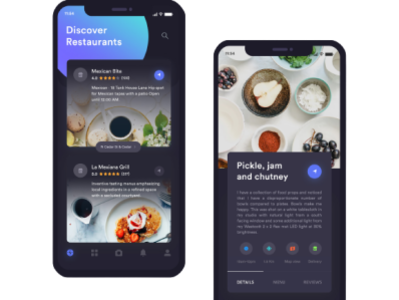 Restaurant App Design