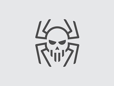 Spider Skull Logo For Sale