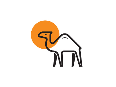 Camel Logo For Sale animal logo app branding camel logo desert icon logo vector