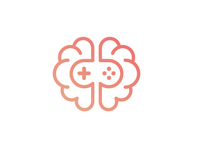 Brain Game Logo For Sale app brain game branding creative mind game logo mind vector