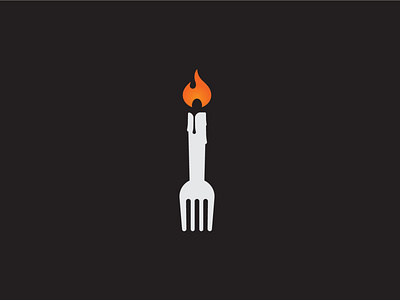 Fork Candle Logo