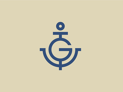 Letter G Anchor Logo