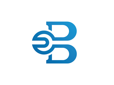 Letter B Wrench Logo