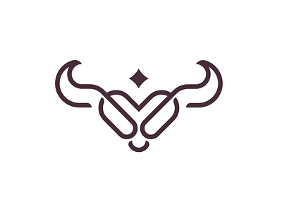 Bull Heart Logo