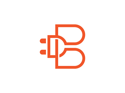 Letter B Plug Logo app b logo branding electric energy icon letter b logo plug power technology vector