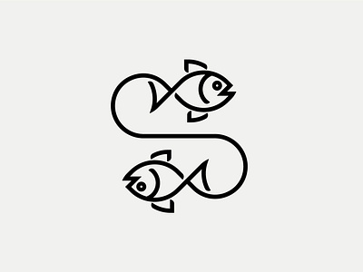 Fish Letter S Logo