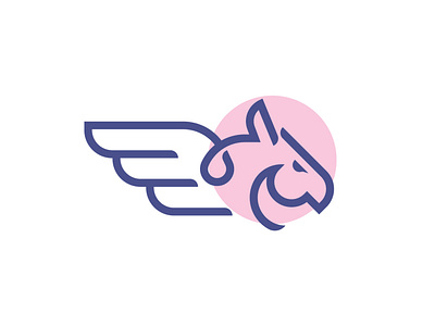 Winged Horse Pegasus Logo