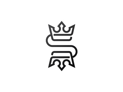 Letter S Crown Logo