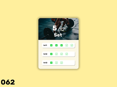 Daily UI #062 - Workout of the Day dailyui design ui