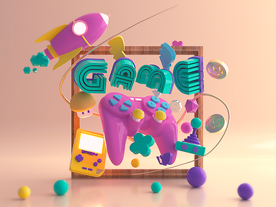 PLAY GAME c4d
