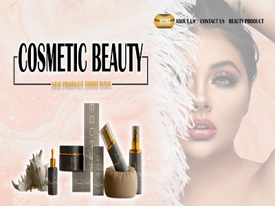 Cosmetic beauty cosmeting beauty design eye catchy banner graphic design header hero images illustration slider web banner