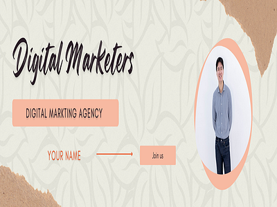 Digital marketers branding design facebook banner graphic design graphics slider web design