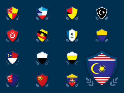 Raja Futsal | State Flag Icons