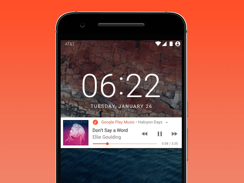 #MakeItBetter: Android Music Player Lock Screen Improvement android experience improvement google interface improvement make it better material music notifications ui ux
