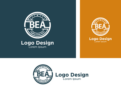 BEA Emblem Logo Design - Unique Logo adobe illustrator business logo circle logo creative designers emblem logo graphic design lettermakr logo logo logo design minimal logo design workmark logo