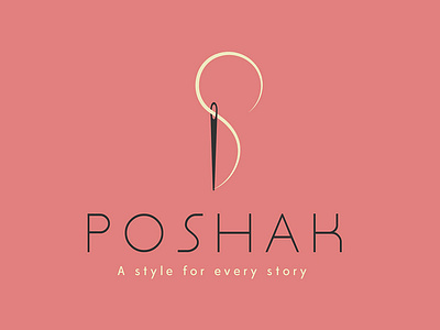 Poshak branding logo vector