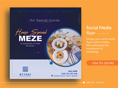 Social media flyer graphic design