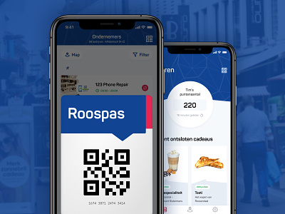 Roospas Loyalty app - Digital Pass card city marketing deals gifts ios 14 loyalty app loyalty card loyalty program pass points product qr scan