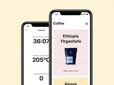 Coffee by Benjamin iOS application