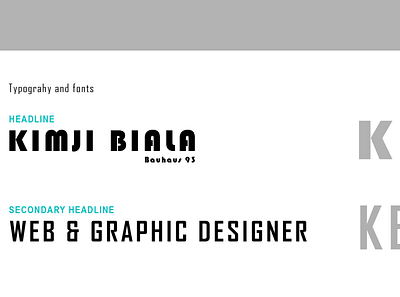 Typography | Personal Branding branding graphic design typography
