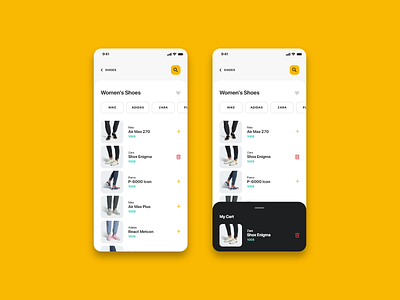 Fashiony - Category add add to cart boxes button cards cart delete ecommerce filters filtring items mobile my cart search shoes shop sort sorting ui