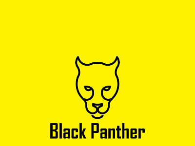 Black Panther branding business logo creative design graphic design logo design minimalist logo