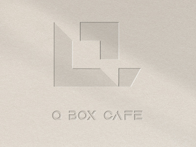 Q Box Cafe - LOGO alphabet logo brand identity cafe cafe branding cafe logo coffe shop design graphic design logo logo desing logo type minimalist logo modern logo